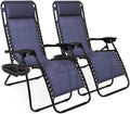 Outdoor Adjustable Reclining Patio Chair Set of 2