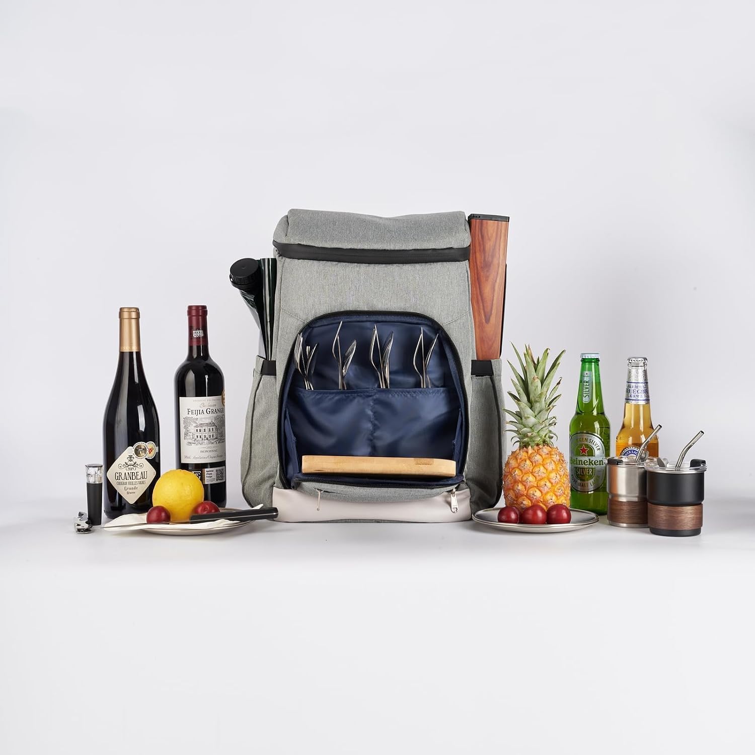 Picnic Backpack Bundle 15-in-1 Set