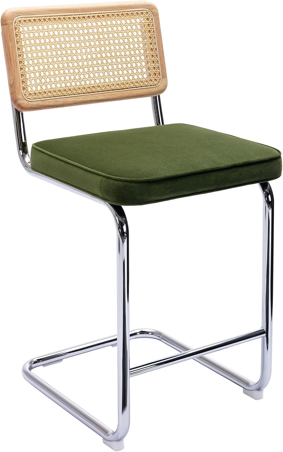 Natural Rattan Bar Stools Set of 2