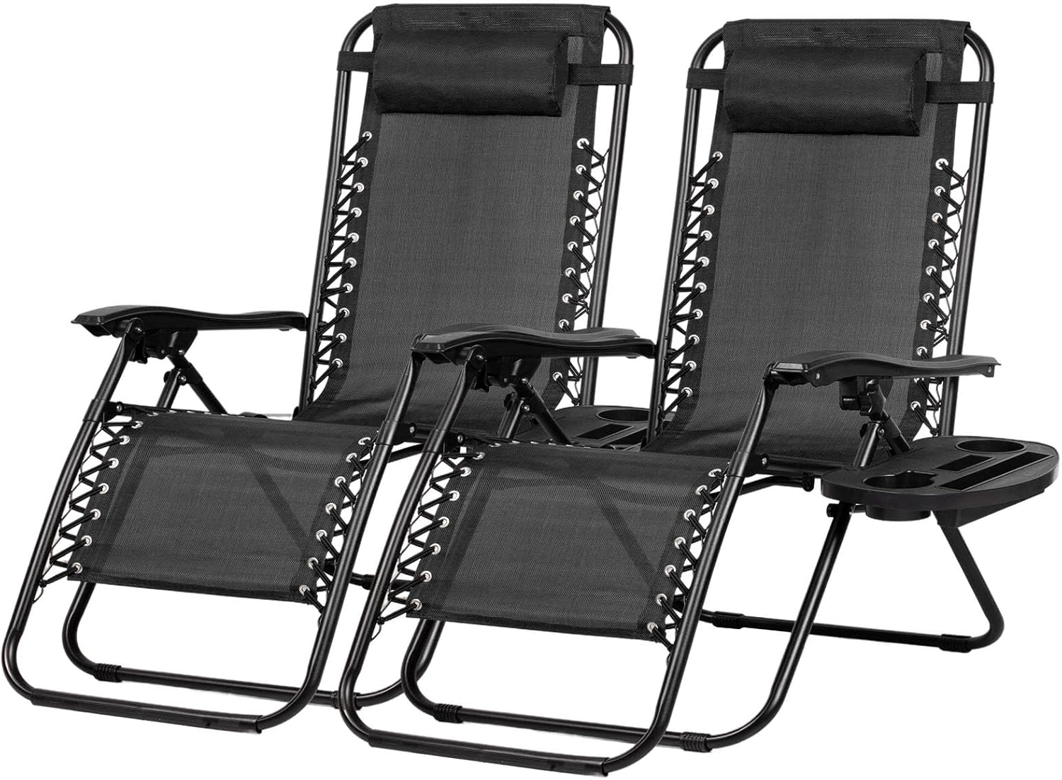 Set of 2 Relaxing Recliners Patio Chairs