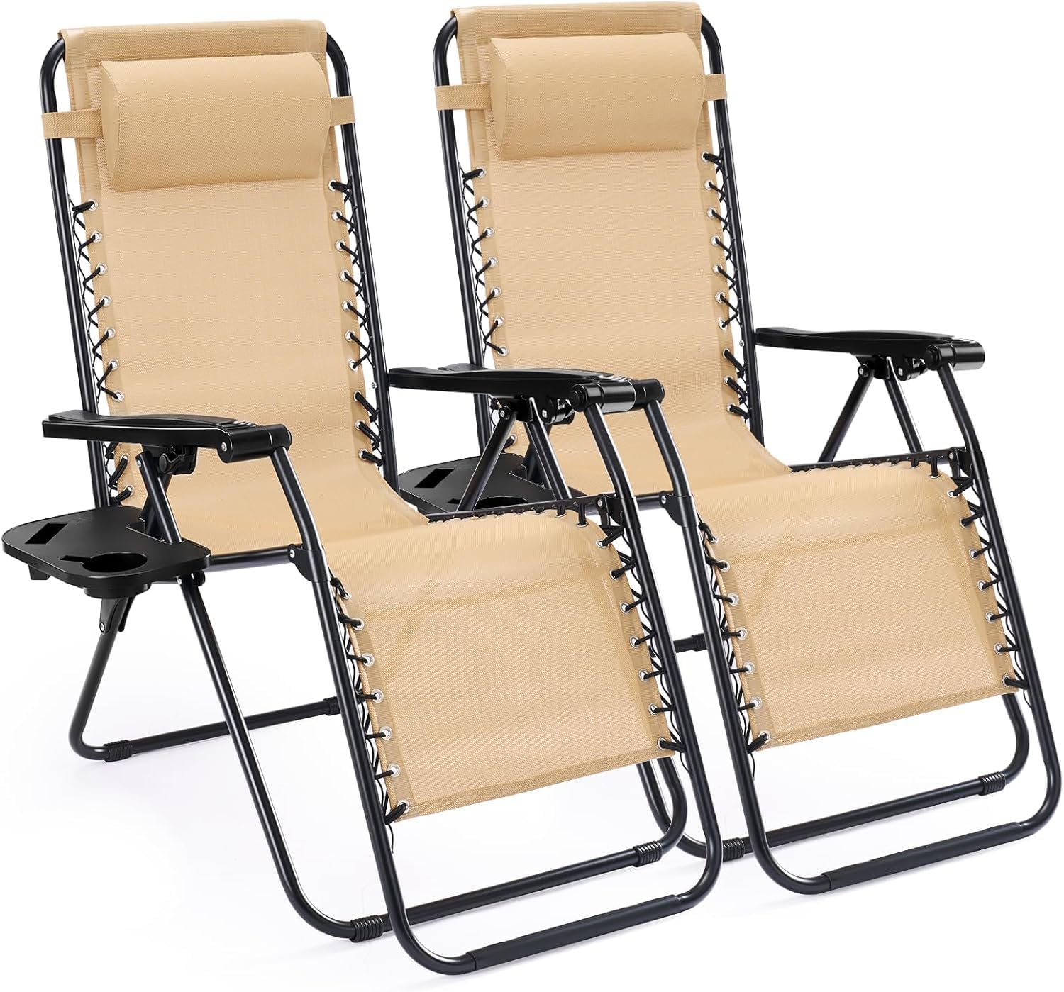 Set of 2 Relaxing Recliners Patio Chairs