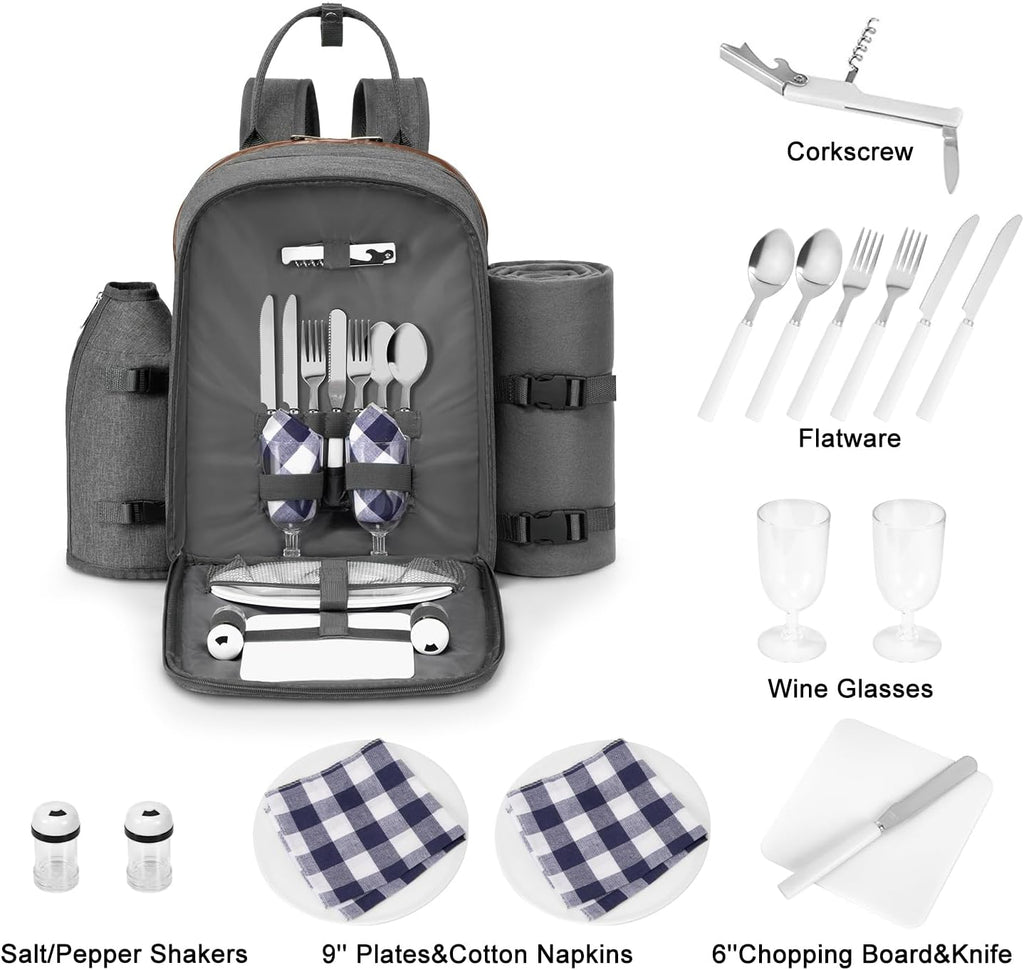 Picnic Backpack, 2-Person Set