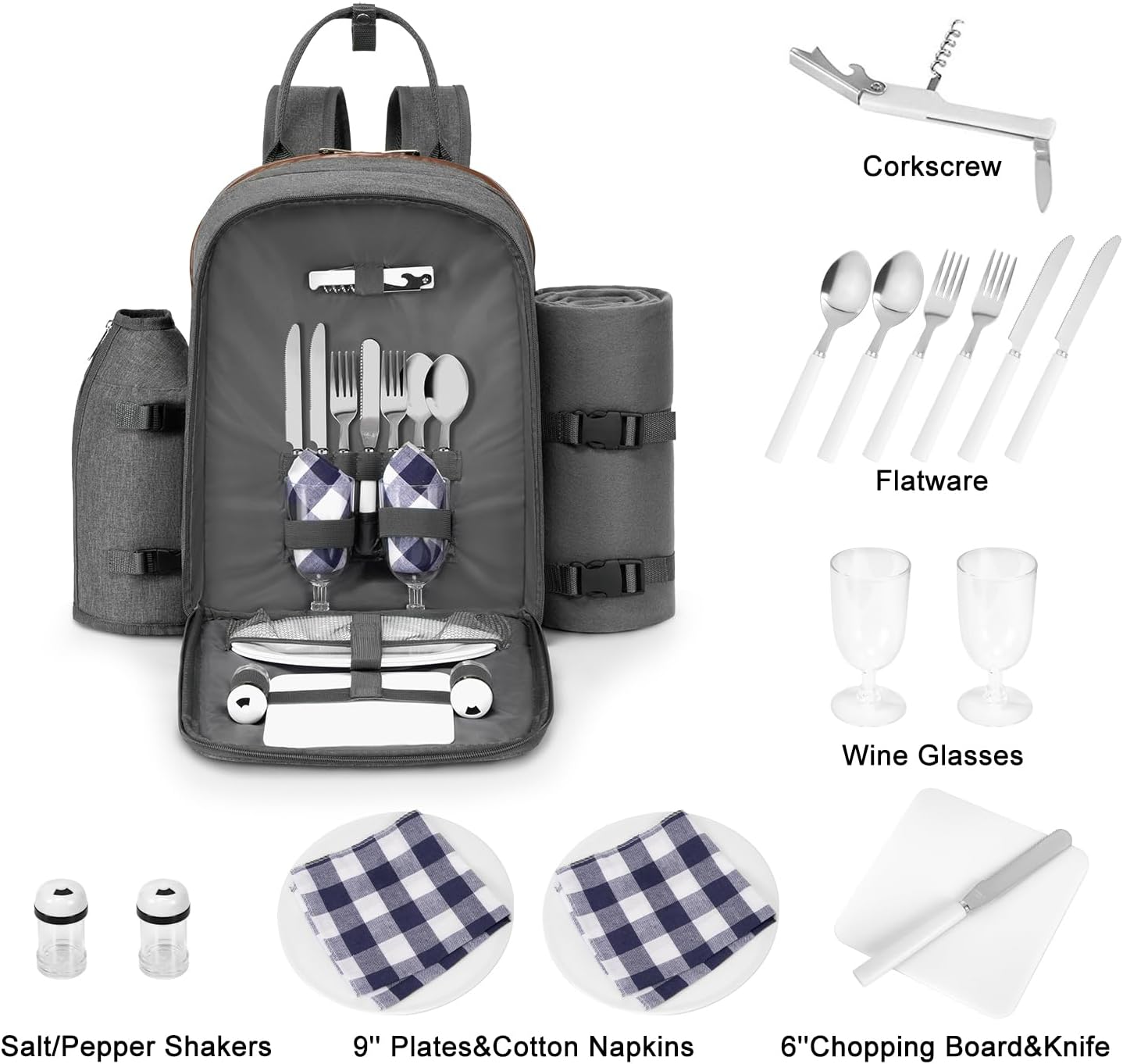 Picnic Backpack, 2-Person Set