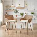 Rattan Bar Stools Set of 2
