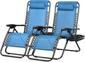 Set of 2 Relaxing Recliners Patio Chairs