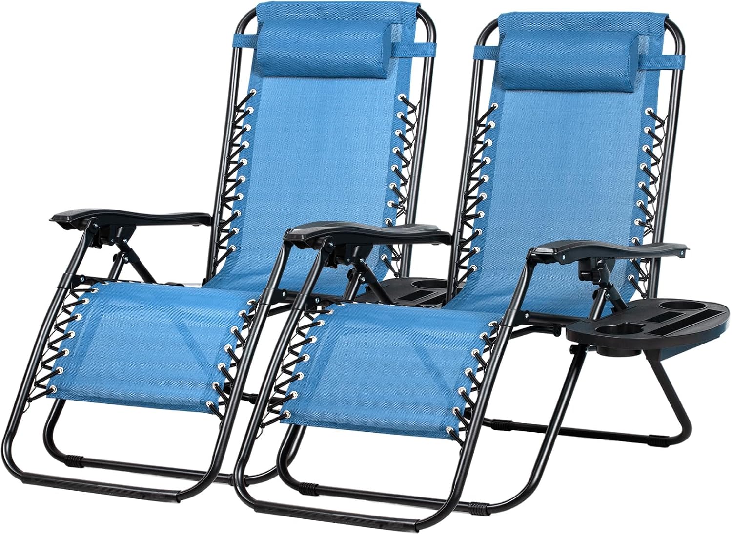 Set of 2 Relaxing Recliners Patio Chairs