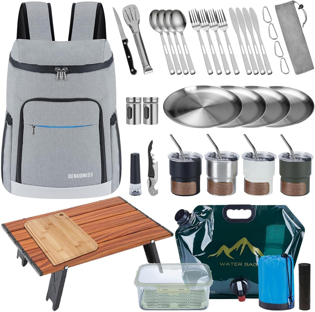 Picnic Backpack Bundle 15-in-1 Set