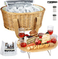 Wicker Picnic Basket Set
