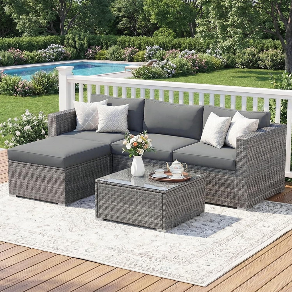 5-Pieces Outdoor Patio Furniture Set