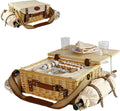 Multifunctional Wicker Picnic Basket Set