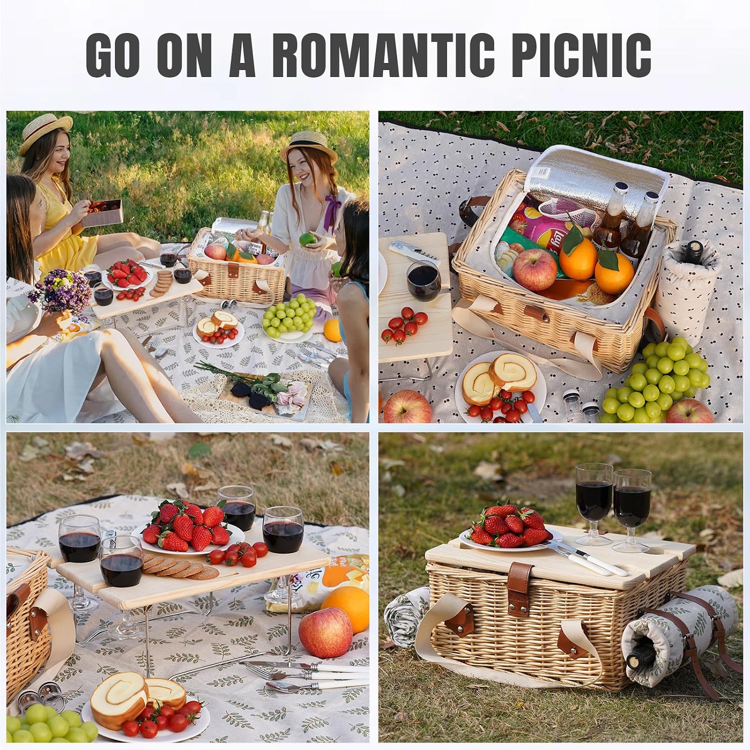 Handmade Wicker Picnic Set