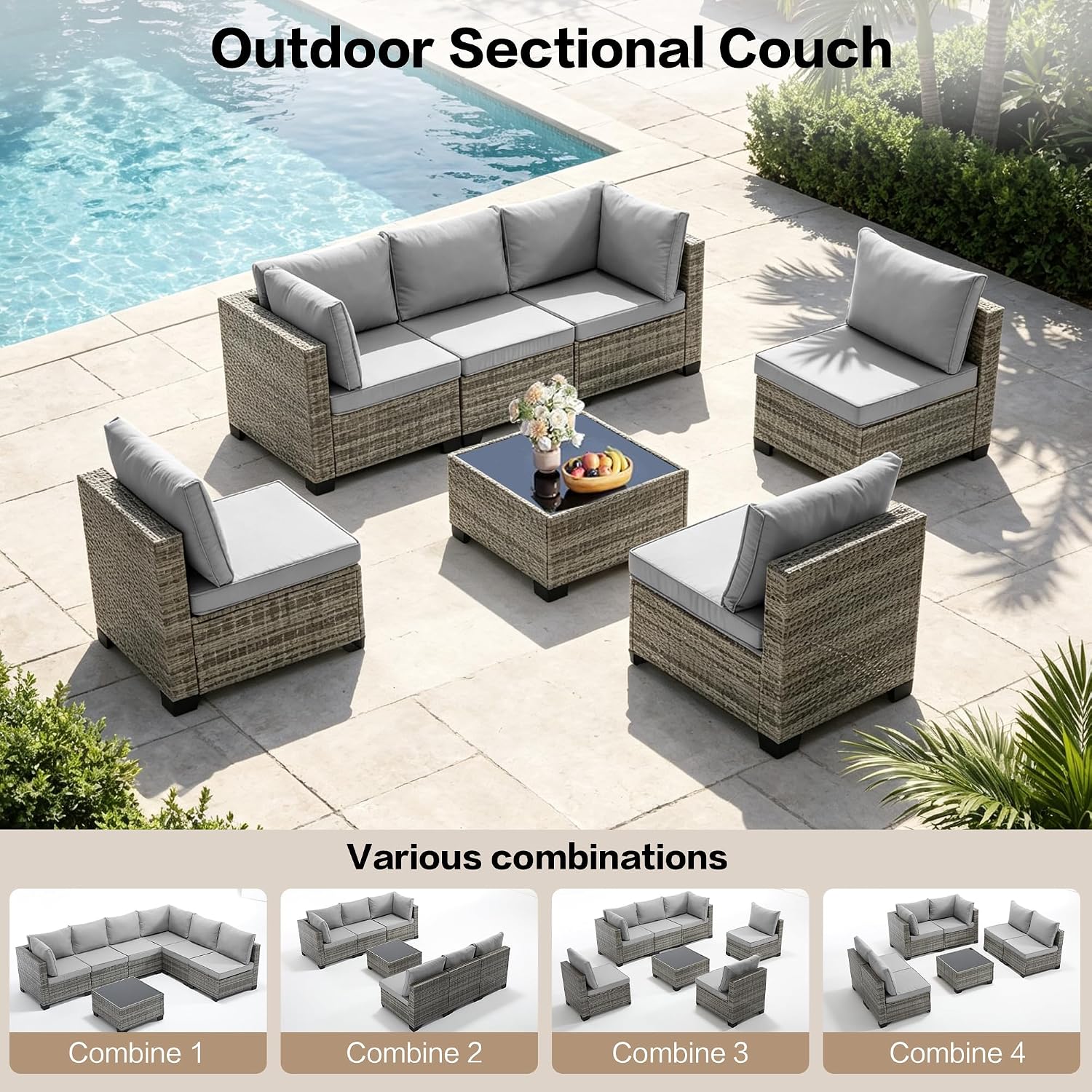 7-Piece Outdoor Patio Furniture Set