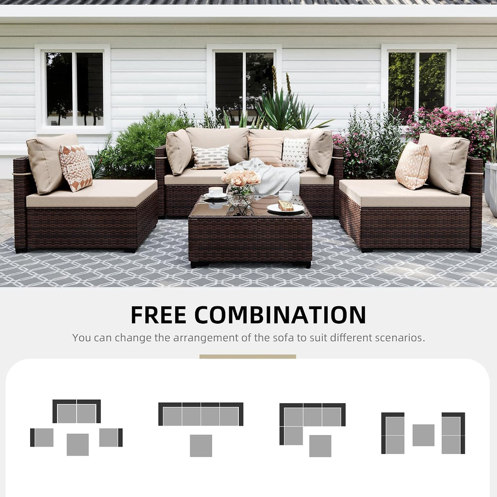 5 Pieces Patio Furniture Sets