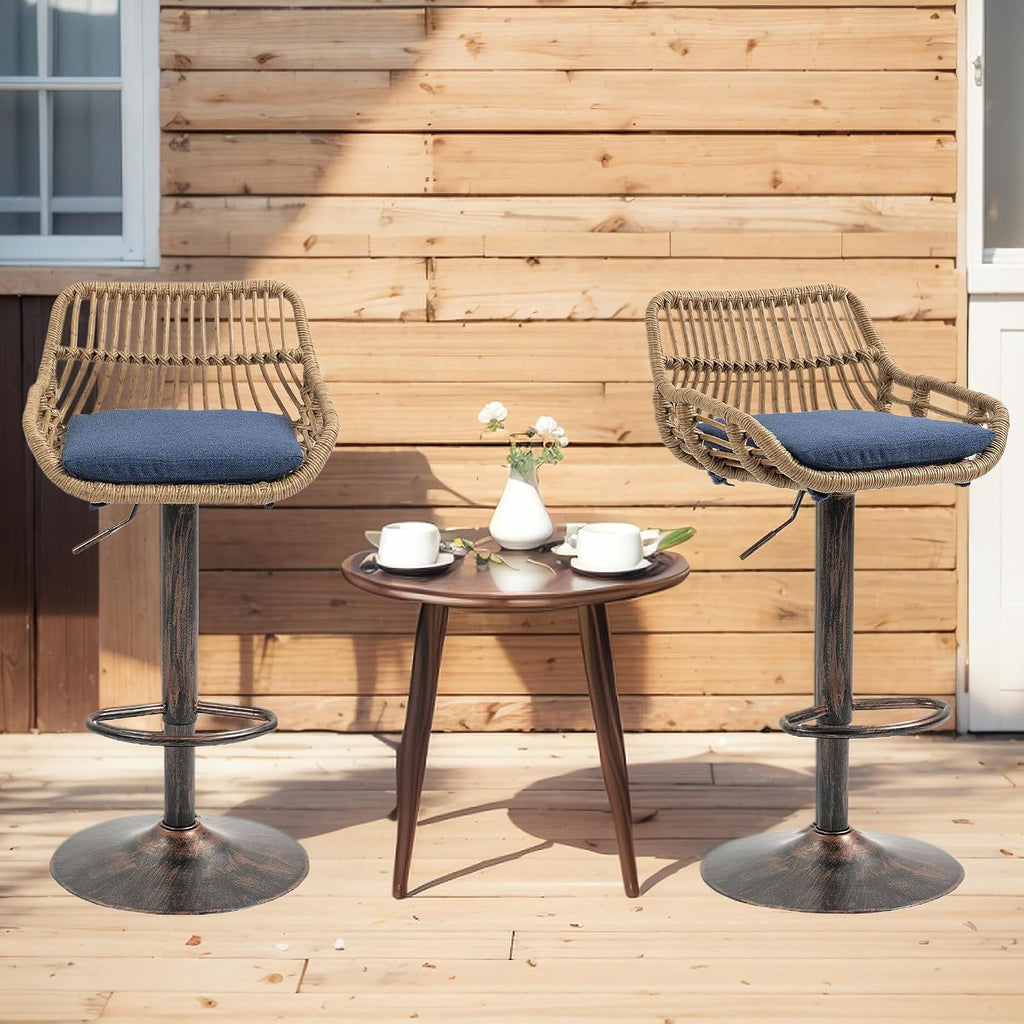 Swivel Bar Stools Set of 2