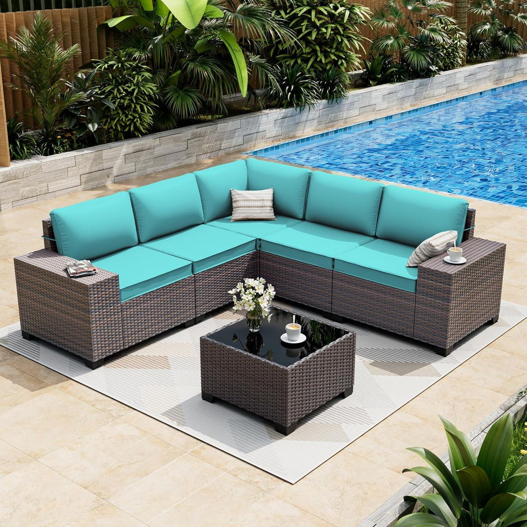 6 Pieces Patio Furniture Set