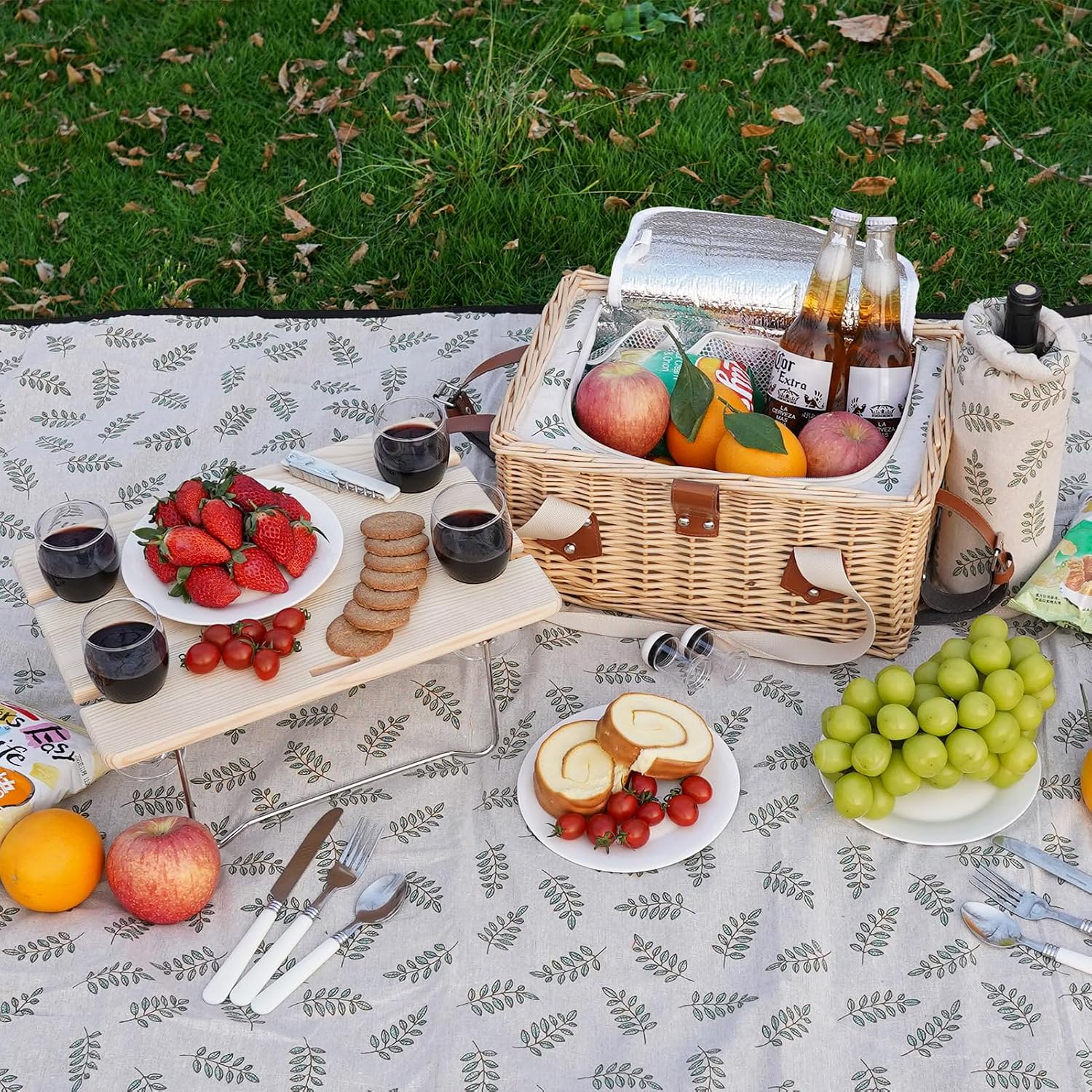 Handmade Wicker Picnic Set