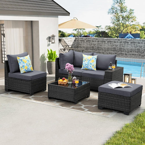 5 Pieces Patio Furniture Set