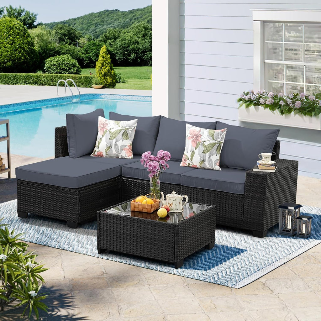 5 Pieces Patio Furniture Set