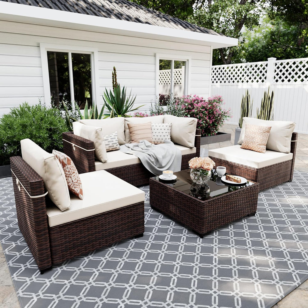 5 Pieces Patio Furniture Sets