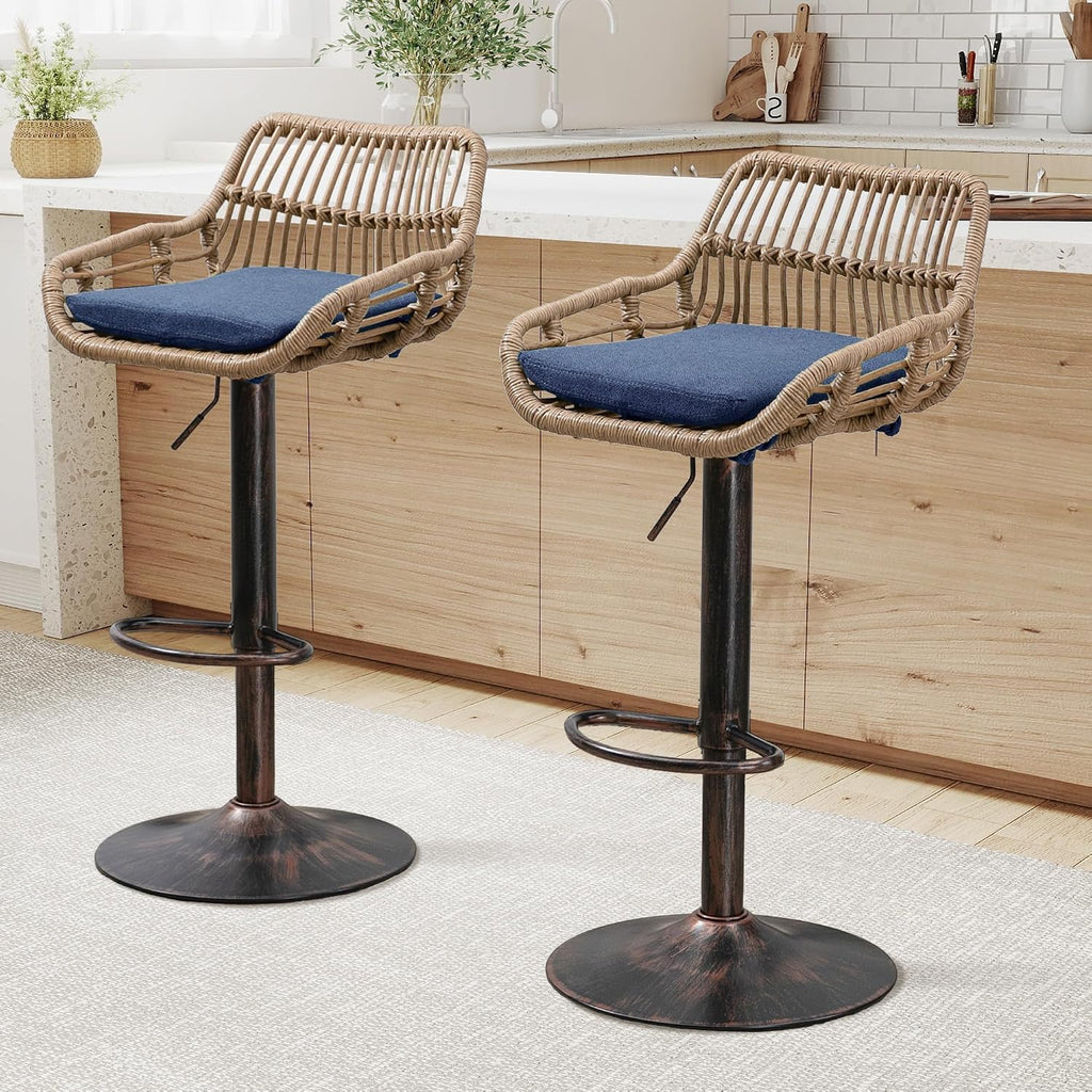 Swivel Bar Stools Set of 2