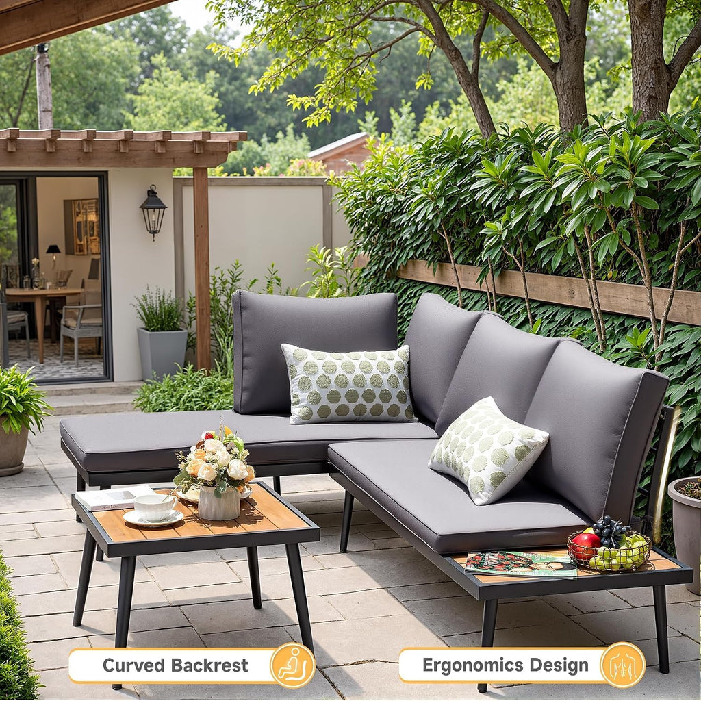 6 Pieces Outdoor Patio Furniture Set