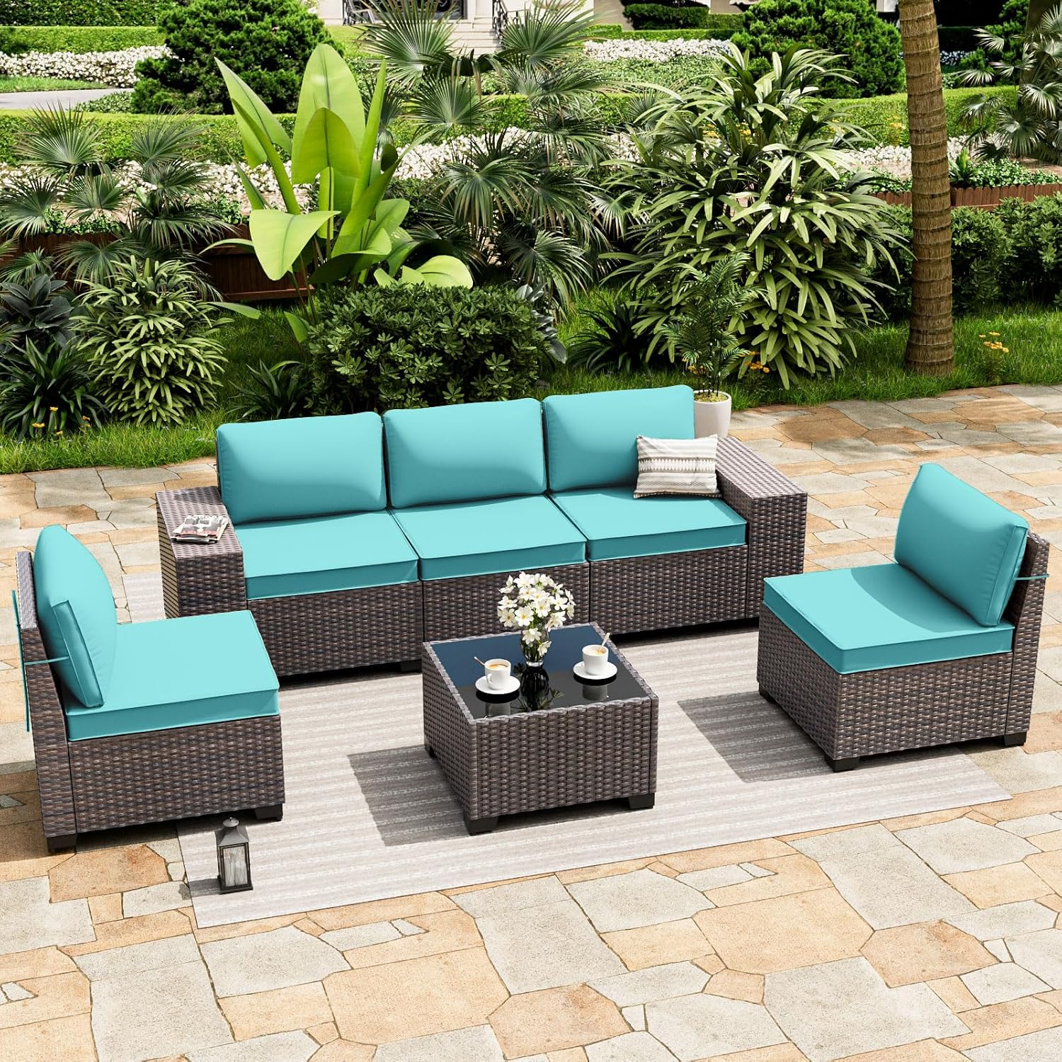 6 Pieces Patio Furniture Set